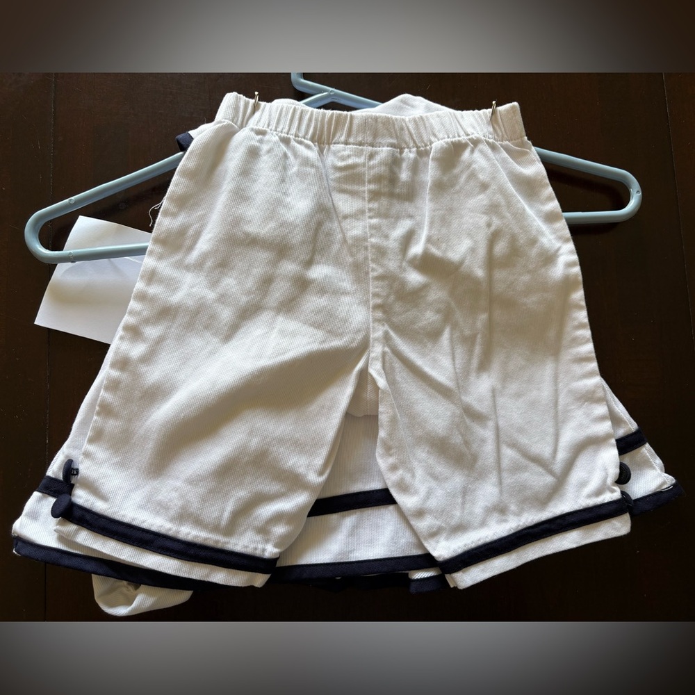 Rare Editions White and Navy Baby Outfit - Picture 9 of 10